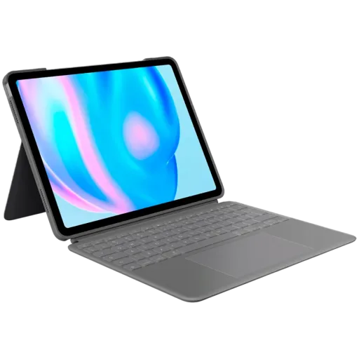 Чехол-клавиатура LOGITECH Combo Touch for iPad Air 13-inch (M2) - OXFORD GREY - US - INTNL- US,EMEA,IPAD AIR 13-INCH (M2)
