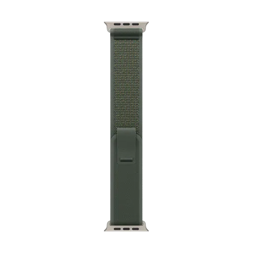 Kəmər Apple Trail Loop, Natural Titanium, Apple Watch üçün, 44/45/46/49 mm, S/M, Yaşıl