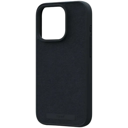 Защитный чехол NJORD Suede MagSafe с MagSafe Чёрный для iPhone 15 Pro