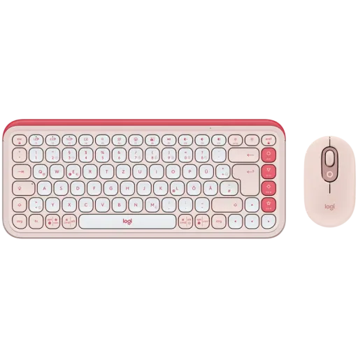 Клавиатура LOGITECH POP ICON COMBO ROSE