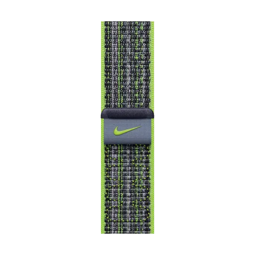 Apple 41mm Nike Sport Loop Ремінець Nike Sport Loop Bright Green/Blue за Apple Watch 38 mmApple Watch 40 mmApple Watch 41 mm 38/40/41 mm
