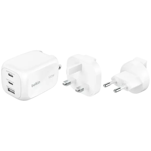 BELKIN Power Adapter 3*USB/USB-C USB Type-A, 2*USB Type C, 100 W