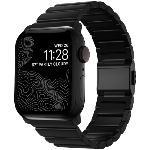 Ремешок Nomad Titanium Black Hardware Black 46mm/49mm (NM1A41BXT0)