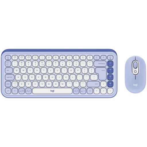 Клавиатура LOGITECH POP ICON COMBO LILAC