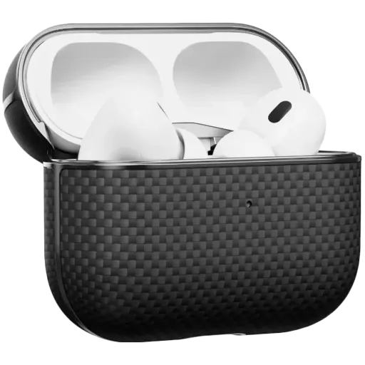 PITAKA Чохол Aramid Fiber  Plain Black/Grey для AirPods Pro (Gen2)