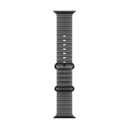 Apple 49mm Ocean Band - Black Titanium Finish Ремінець  for Apple Watch 44/45/46/49 mm, Size Універсальний розмір, Translucent Black