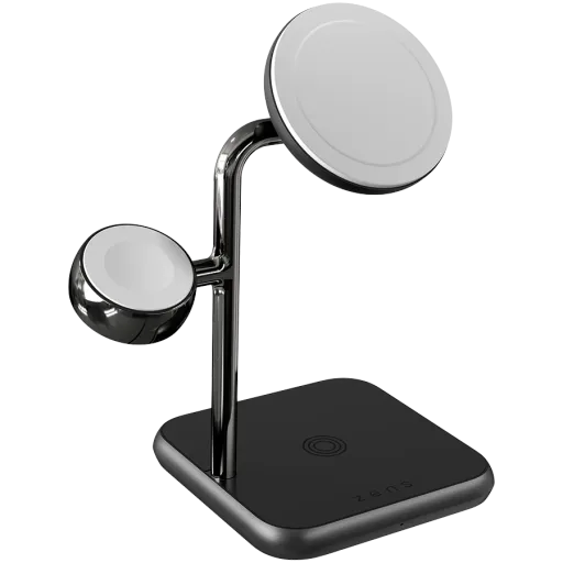 Беспроводное зарядное устройство ZENS 4-in-1 MagSafe + Watch Wireless Charging Station Black (ZEDC22B/00)