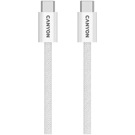 CANYON USB-C to USB-C Cable , Белый, 1м