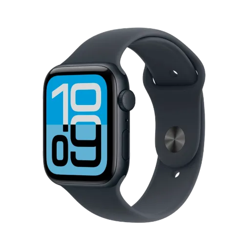Apple Watch SE GPS Gen.3,  Спортивный ремешок цвета «тёмная ночь», S/M, 44мм, Тёмная ночь