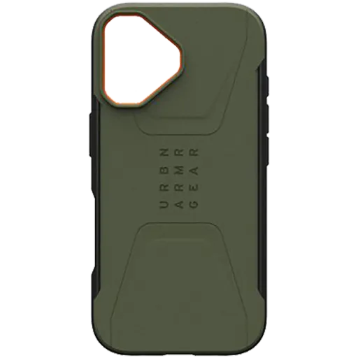 UAG Case CIVILIAN with MagSafe Olive / Orange for iPhone 17