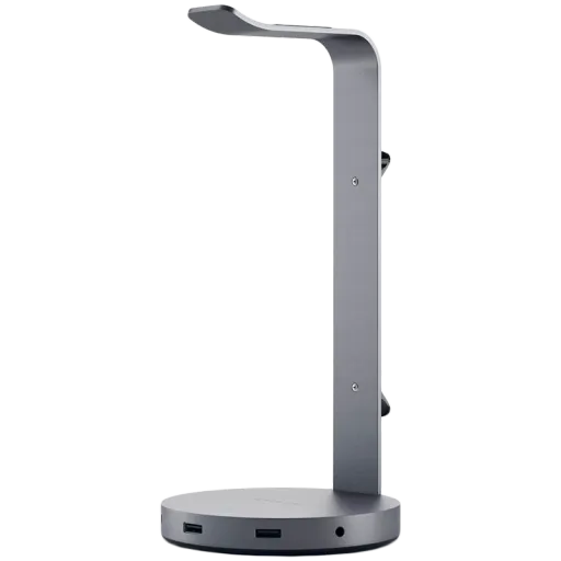 SATECHI ALUMINUM USB HEADPHONE STAND, Space Gray