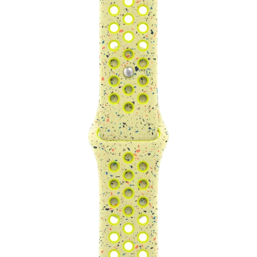 Apple 42mm Nike Sport Band Band Extension Nike Sport Band Volt Splash за Apple Watch 38 mmApple Watch 40 mmApple Watch 42 mmApple Watch 41 mm 38/42 mm