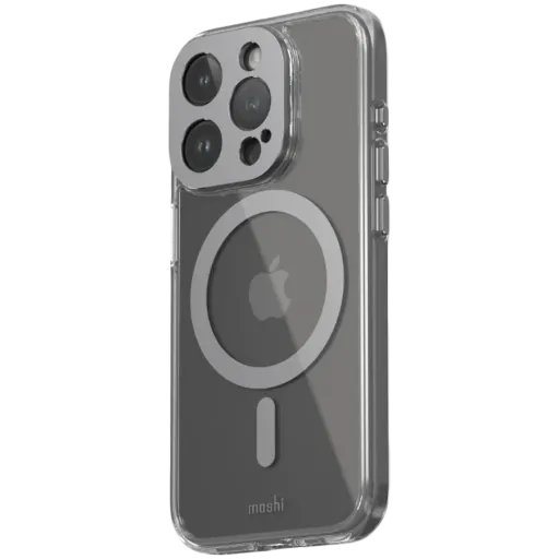 Чехол MOSHI iGlaze Slim Hardshell для iPhone 15 Pro, Meteorite Gray
