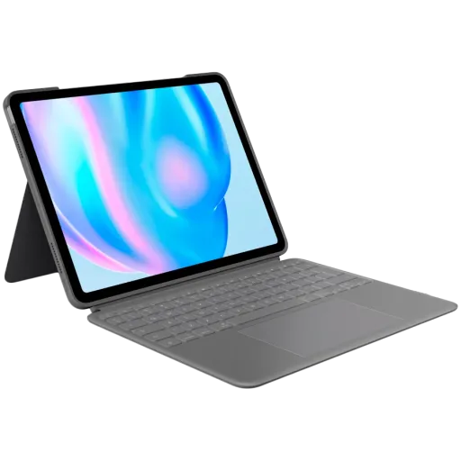 Чехол-клавиатура LOGITECH Combo Touch iPad Air 11-inch (M2)-OXFORD GREY-US-INTNL-IPAD AIR 11 M2/3,IPAD AIR 5