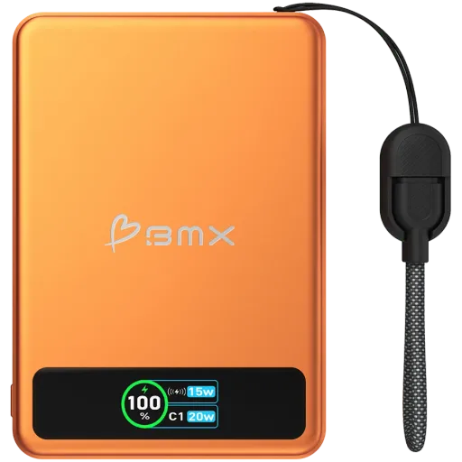 BMX SolidSafe 5K Power Bank, Orange