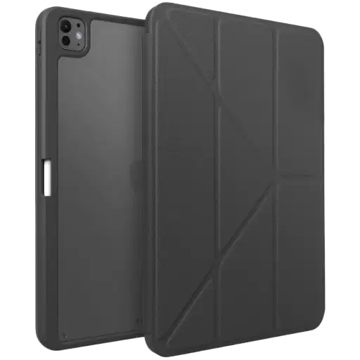 Case UNIQ Smart Cover Moven for iPad Air 13 (M2), Charcoal Gray