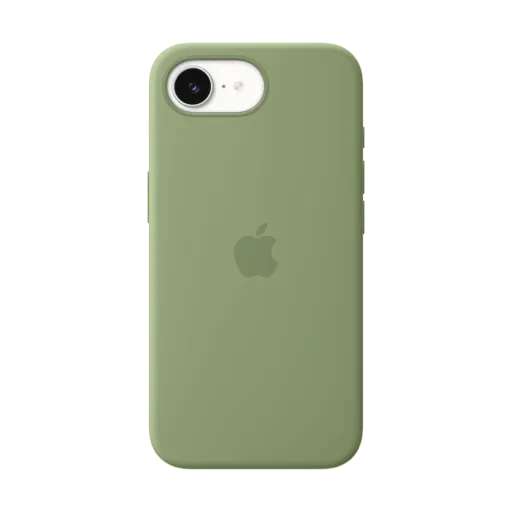 Apple силиконовый чехол с MagSafe Light Moss для iPhone 17e