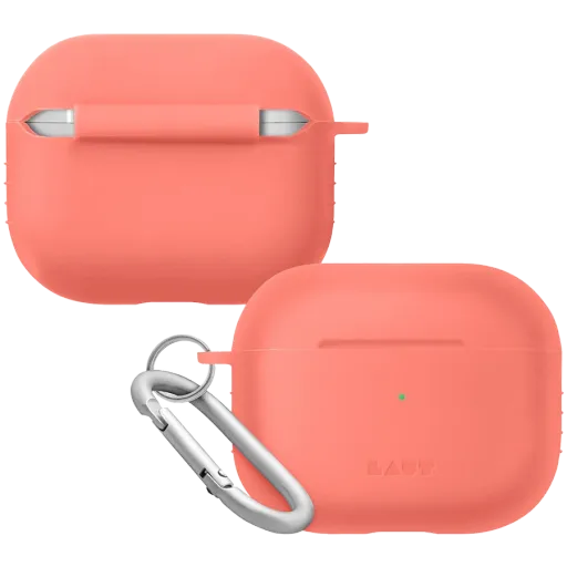 Чохол LAUT POD  Кораловий для AirPods (Gen3)