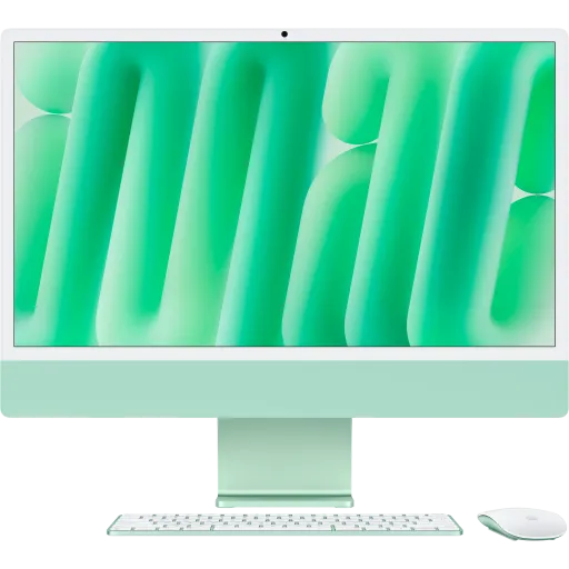 iMac 24" M4, 10C CPU 10C GPU, 16ГБ 512ГБ Твердотільний накопичувач, Зелений