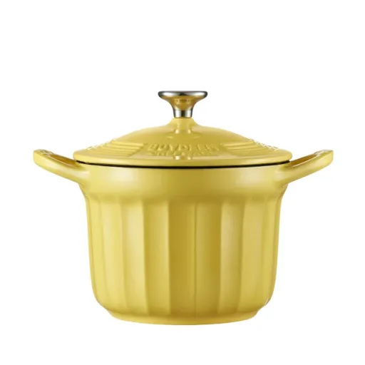 BUYDEEM |АнглійськаEnameled Cast Iron Dutch Oven, model CP541Англійська|, Лимонний крем