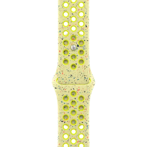 Apple 46mm Nike Sport Band Band Extension Nike Sport Band Volt Splash за Apple Watch 44 mmApple Watch 45 mmApple Watch 46 mmApple Watch 49 mm 44/46 mm