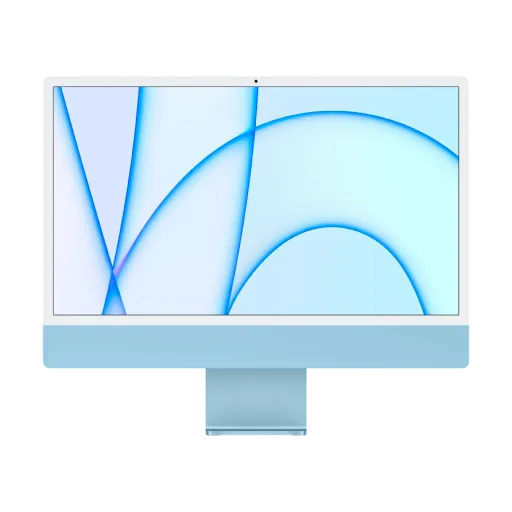 iMac 24 M1, 8C CPU 8C GPU, 8ГБ 256ГБ SSD, Көк