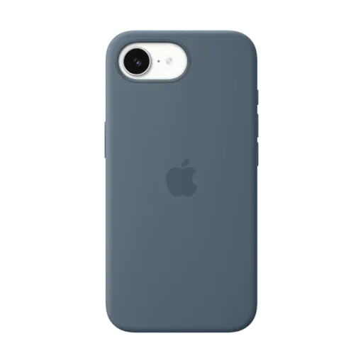 Apple силиконовый чехол с MagSafe Anchor Blue для iPhone 17e