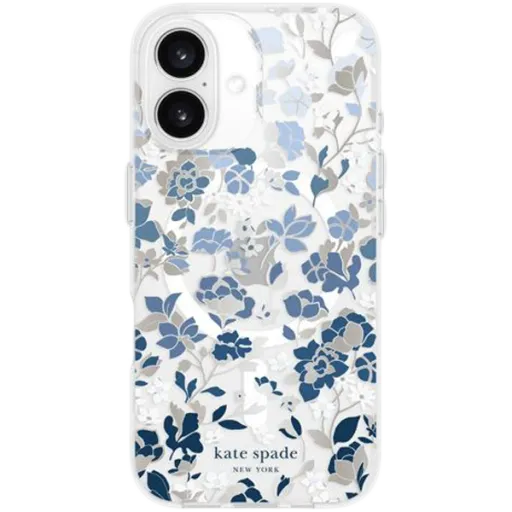 Чехол CASE-MATE Kate Spade с MagSafe для iPhone 16, Синий