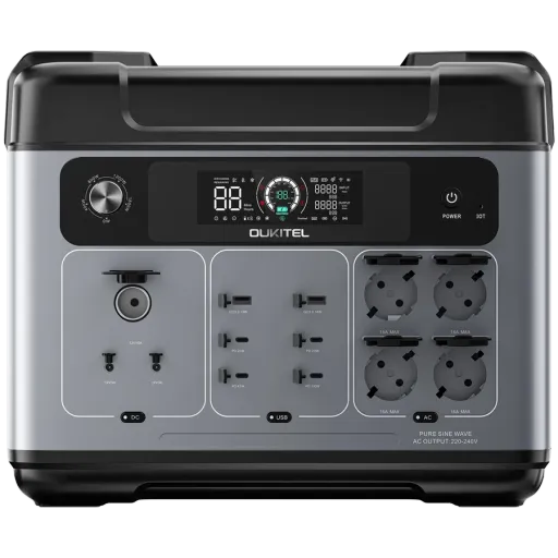 Зарядна станція Oukitel P2001 PLUS / 2400 Вт / 2048 Вт⋅год / LiFePO4