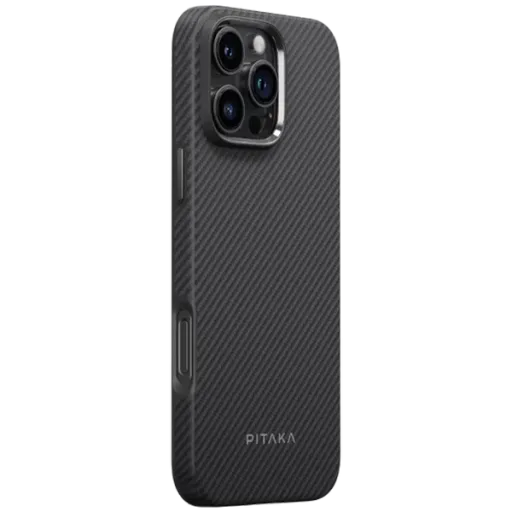 PITAKA Захисний чохол Military-Grade Protective Case with MagSafe Чорний/Сірий для iPhone 16 Pro
