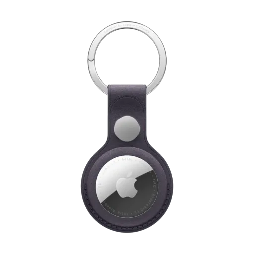 Apple FineWoven Key Ring, Midnight Purple