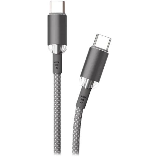 VLP USB-C кабелі, Сұр, 1.2м