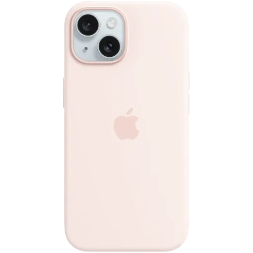 Apple Чохол силіконовий з MagSafe Light Pink для iPhone 15