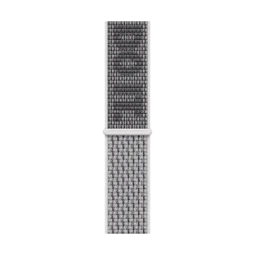 Apple Nike Sport Loop Band for Apple Watch 38/40/41 mm, Black/Summit White