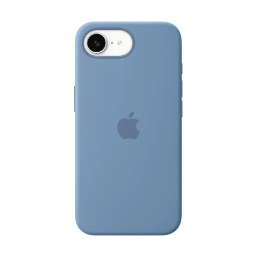 Силиконовый чехол Apple для iPhone 16e, Winter Blue