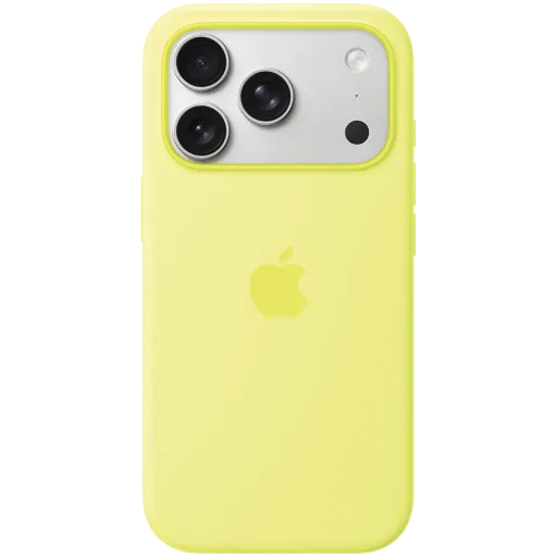 Apple Чохол силіконовий з MagSafe Neon Yellow для iPhone 17 Pro