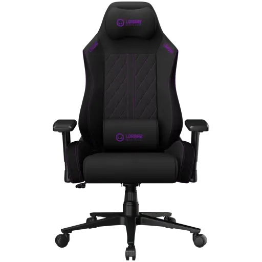 Игровое кресло LORGAR CHA 41, Черный/Фиолетовый