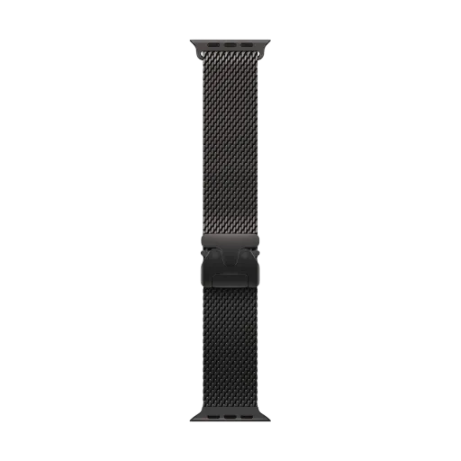 Apple 49mm Milanese Loop Ремінець Milanese Loop Чорний за Apple Watch 44 mmApple Watch 45 mmApple Watch 46 mmApple Watch 49 mm 44/45/46/49 mm