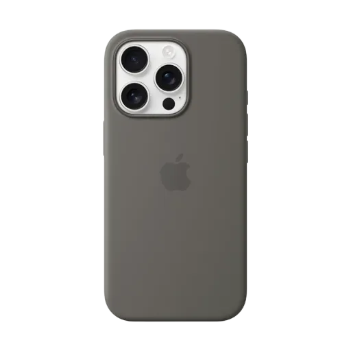 Apple Чохол силіконовий з MagSafe Stone Gray для iPhone 16 Pro