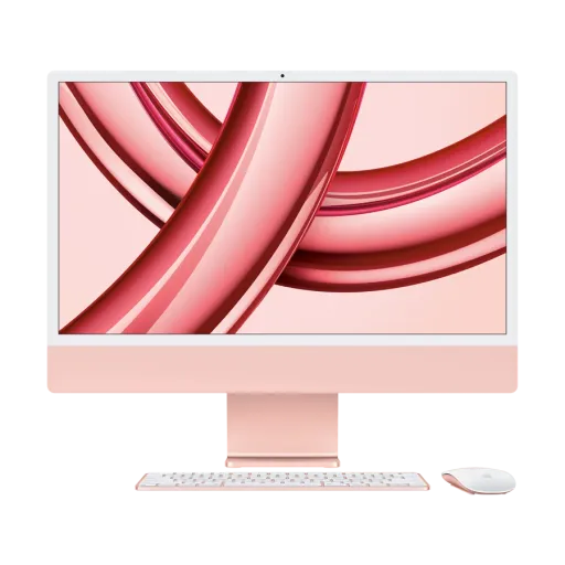 iMac 24 M3, 8C CPU 10C GPU, 8ГБ 256ГБ SSD, Қызғылт