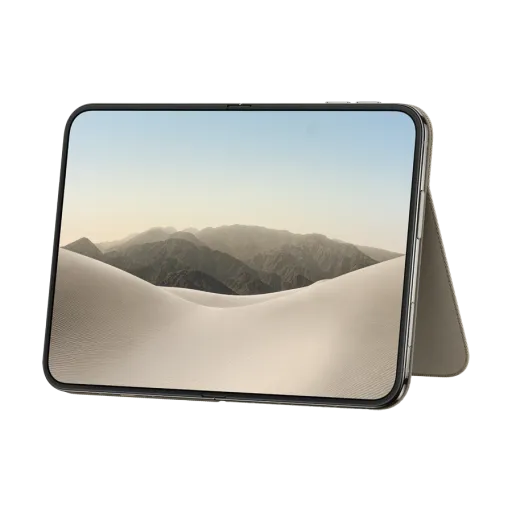 Apple Գիրք-պատյան Folio with Kickstand հետ MagSafe Պլատինե մոխրագույն for iPhone Duo