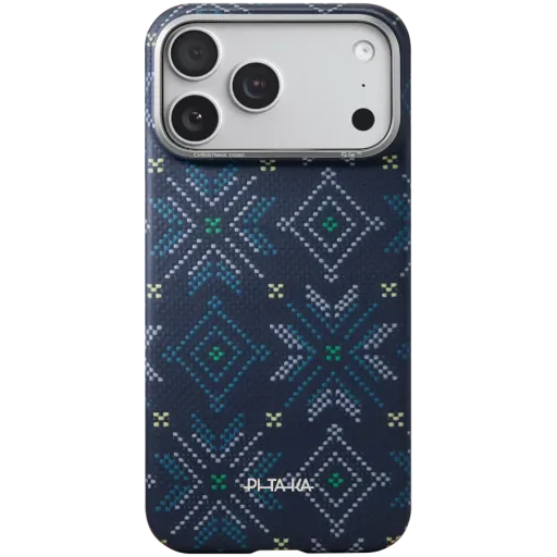 PITAKA Чохол Ultra-Slim with MagSafe Темно-синій для iPhone 17 Pro