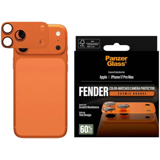 Kamera üçün qoruyucu şüşə PANZERGLASS iPhone 17 Pro üçün