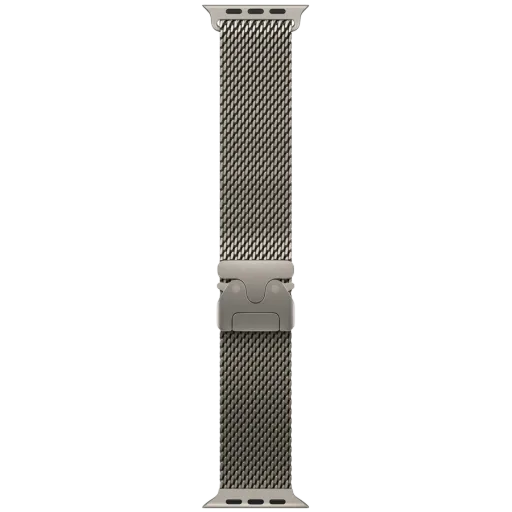 Apple 49mm Milanese Loop Ремінець Milanese Loop Натуральний за Apple Watch 44 mmApple Watch 45 mmApple Watch 46 mmApple Watch 49 mm 44/45/46/49 mm