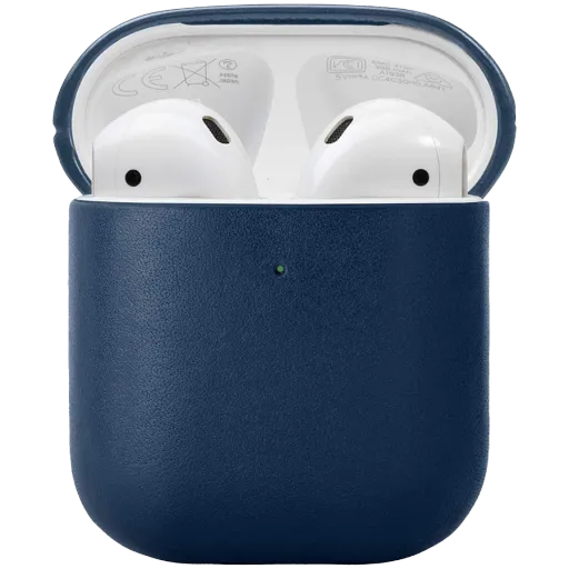 NATIVE UNION Қаптар LEATHER CASE  Көк for AirPods (Gen1/2)