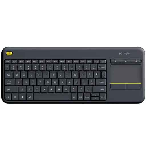 Клавиатура LOGITECH K400 Touch Plus UA Wireless Black (L920-007145)