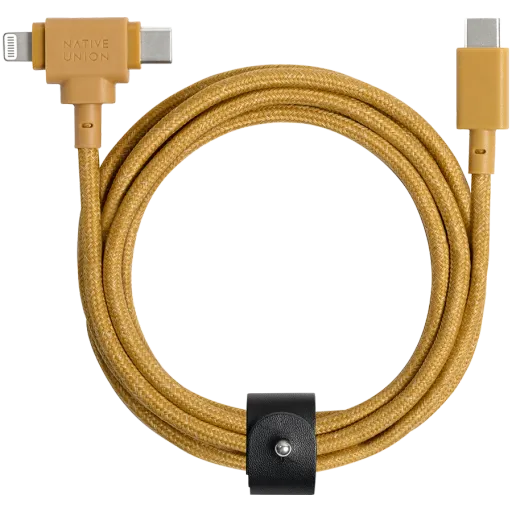 NATIVE UNION USB-C to Lightning Cable, Kraft, 1.5m