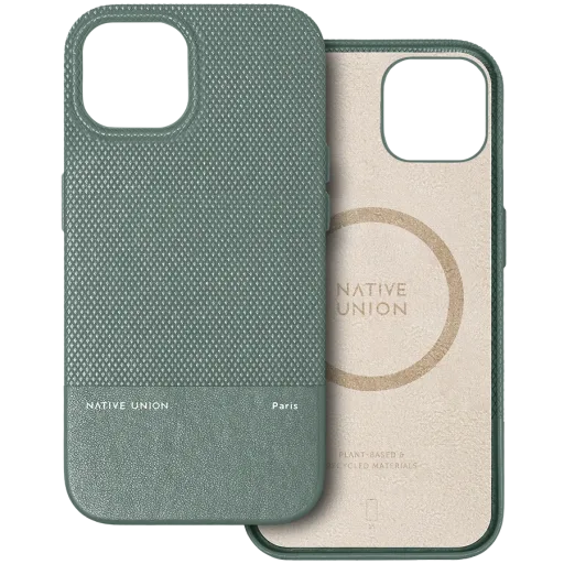 NATIVE UNION Чехол (RE)CLASSIC с MagSafe Slate Green для iPhone 15 Pro