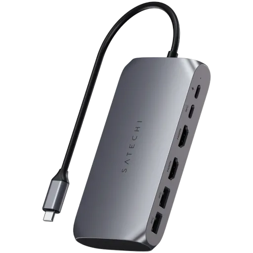 Мультимедийный адаптер SATECHI USB-C Multimedia Adapter M1 – Space Gray (ST-UCM1HM)