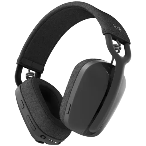 LOGITECH ZONE VIBE 100 Wireless Headset, Graphite